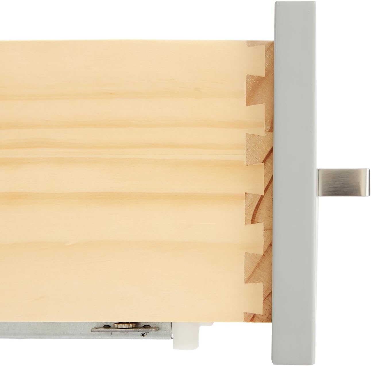 ARIEL Cambridge 42-inch Bathroom Vanity with Sink,Solid Wood, 1.5-inch Carrara White Quartz Countertop, Single Rectangular Porcelain Sink, 2 Soft Closing Doors, 9 Dovetail Drawers, Grey