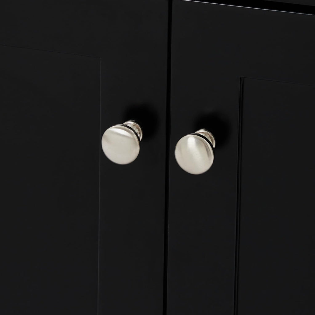 ARIEL Hamlet 66-inch Bathroom Vanity with Sink,Solid Wood, 1.5-inch Italian Carrara Marble Countertop & Backsplash, Single Oval Porcelain Sink, 2 Soft Closing Doors, 4 Dovetail Drawers, Black