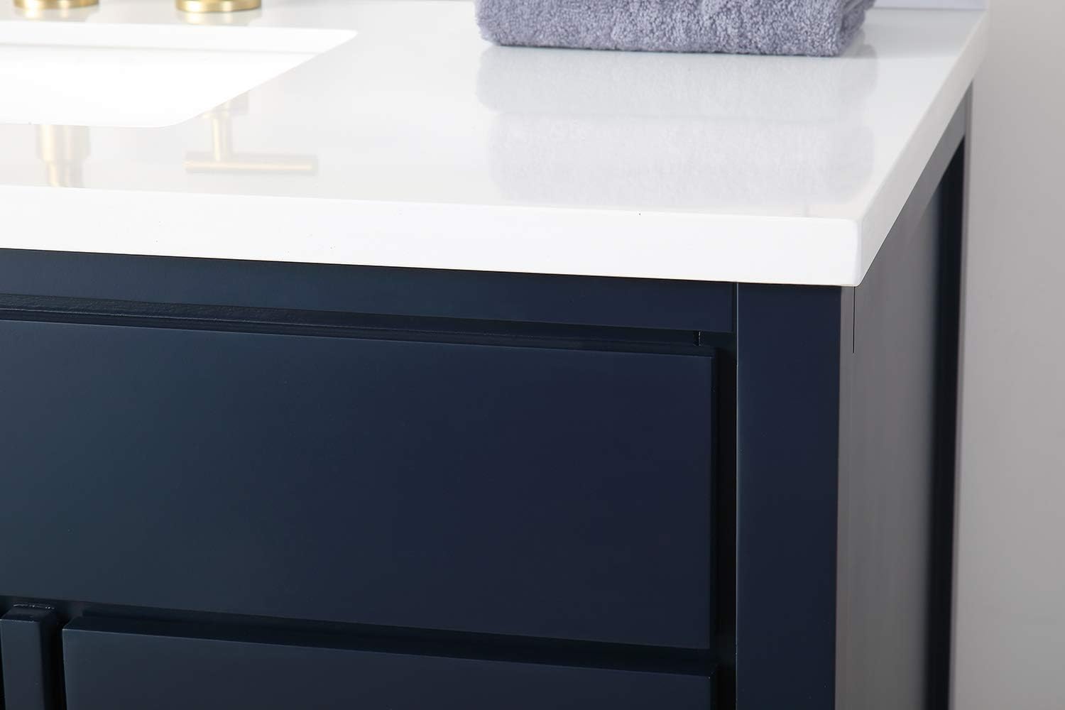 42' Beatrice Contemporary Navy Blue Bathroom Sink Vanity TB-9444NB-V42