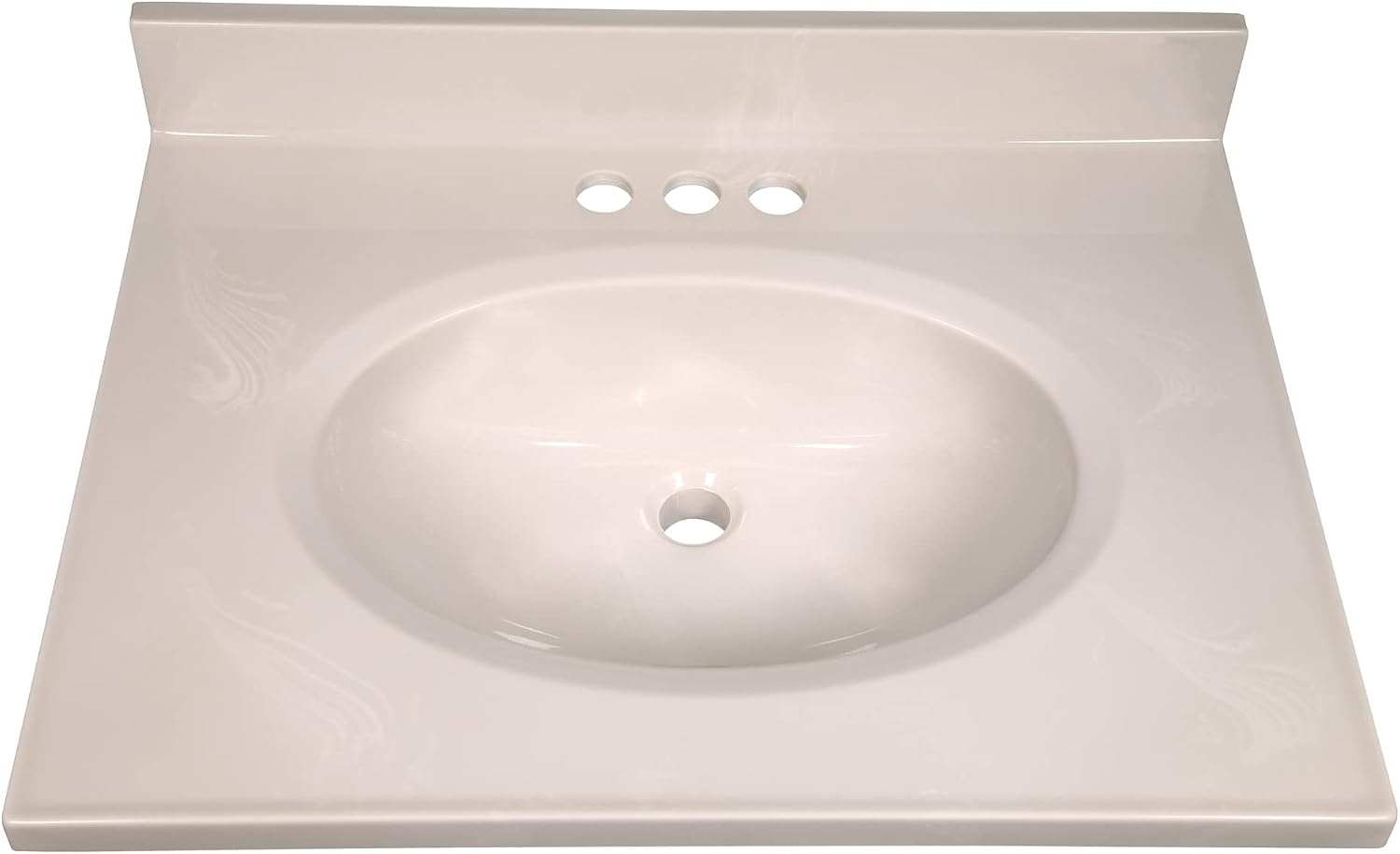 Design House Brookings 25 Inch Bathroom Vanity with Top, Ready to Assemble, Brown, 584755