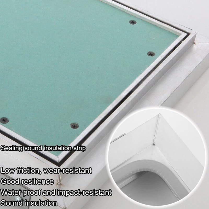 Wall Accesss Panel Door Cover, Electrical Inspection Panel, Hidden Drywall Accesss Faceplate for Interior Floor Passages Offices(Right Door,40x60cm)