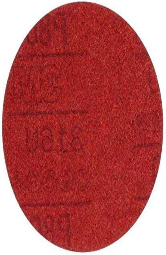 3M 01302 Hookit Red 5' P80D Grit Abrasive Disc (Pack of 6)