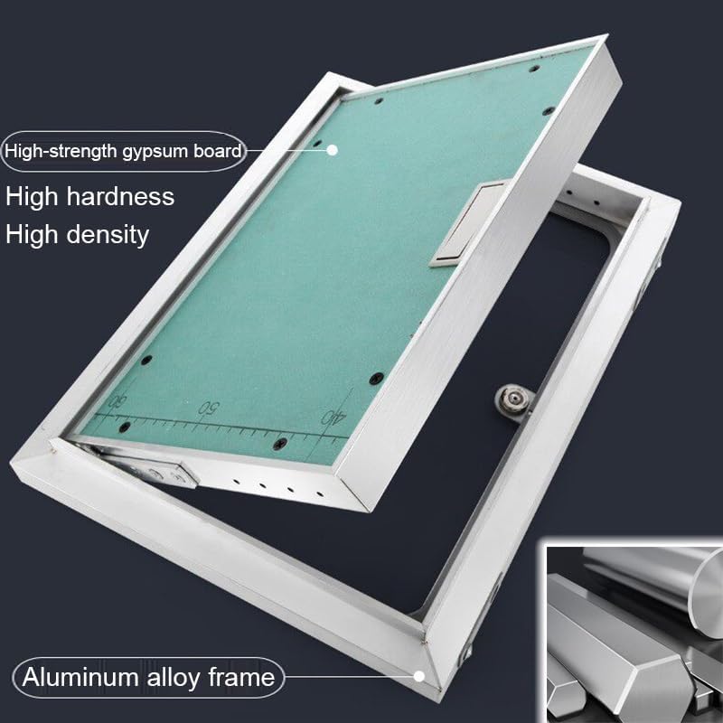Wall Accesss Panel Door Cover, Electrical Inspection Panel, Hidden Drywall Accesss Faceplate for Interior Floor Passages Offices(Right Door,30x40cm)