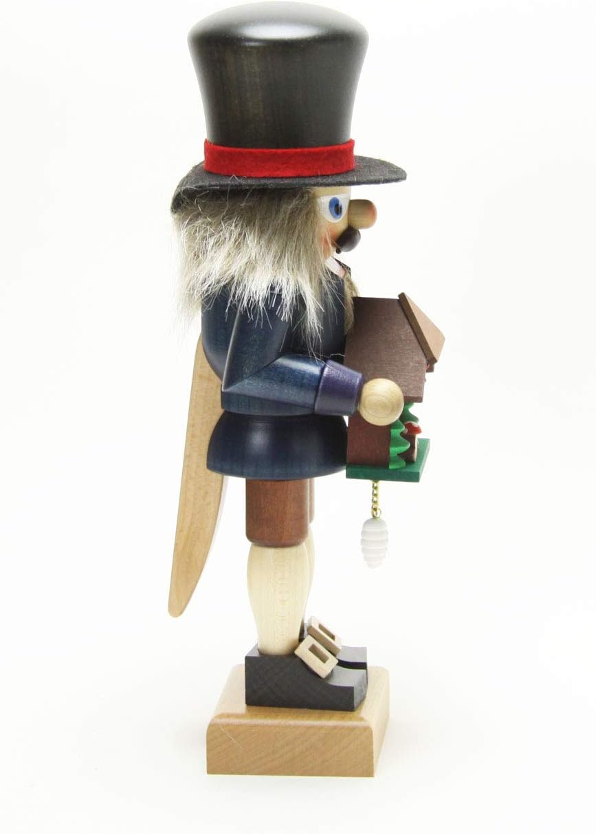German Christmas Nutcracker Black Forester with Cuckoo Clock - 27,0cm / 10.6inch - Christian Ulbricht