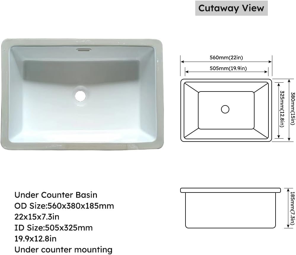 31 Inch Bathroom Vanity Top, Carrara Gold Sintered Stone Vanity Top with Rectangle Undermount Ceramic Sink and Top Backsplash, 31' Vanity Sink Top - Single Hole, No Cabinet