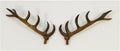 Wood Cuckoo Clock Deer Antlers Hunter Case Parts 4 inch Hand Carved Set of 2 New USA