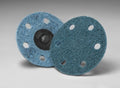 3M Scotch-Brite SC-DR Non-Woven Aluminum Oxide Quick Change Disc - Very Fine Grade - 3 in Dia 6 Vacuum Holes - 18000 Max RPM - 64679 [PRICE is per DISC]