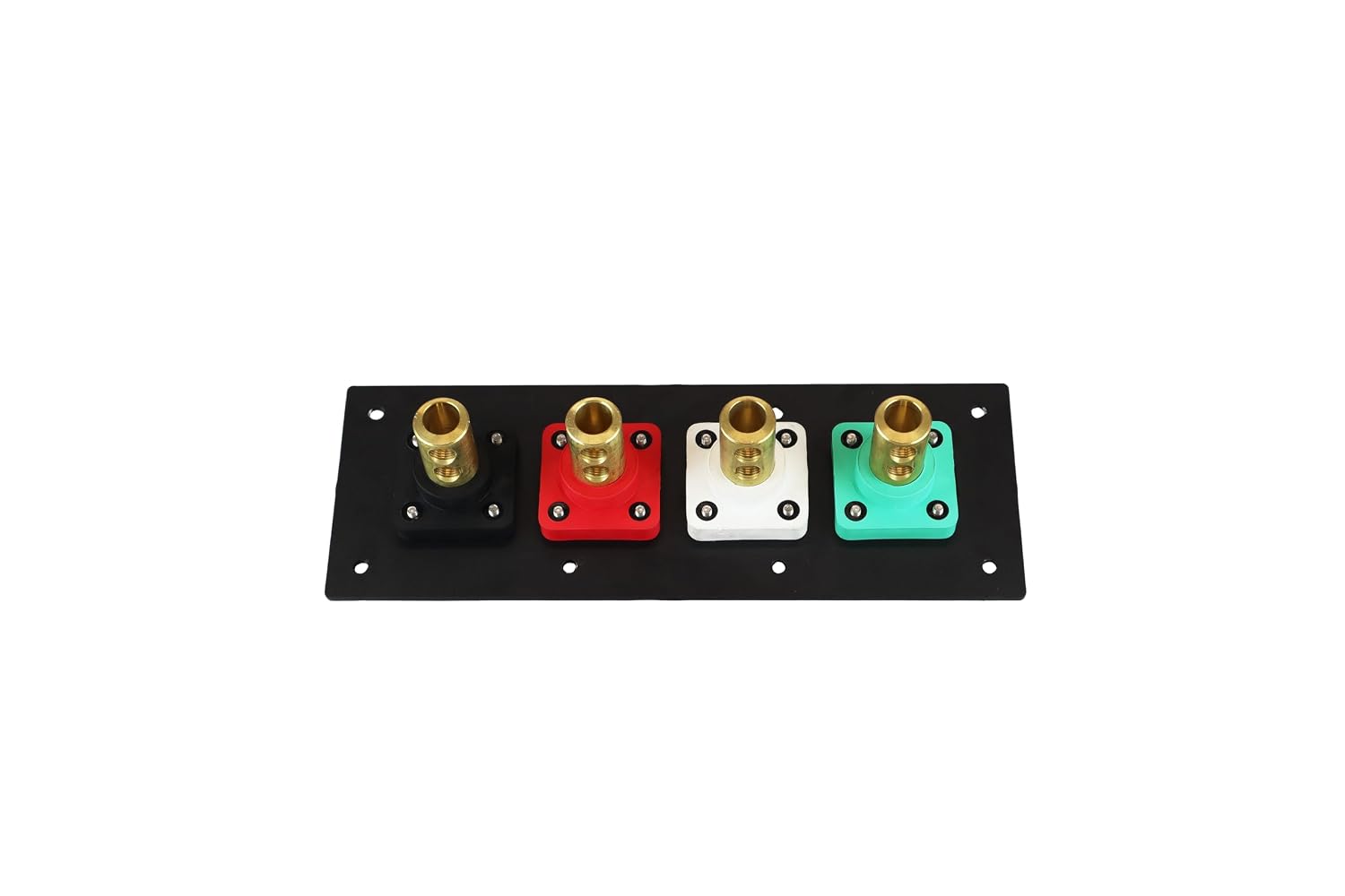 4 Position CAM Lock Panel, 400 Amp, 1 Phase 120/240V, Male, 90°, Double Set Screw Connections with NEMA 3R Clear Snap-Back Covers, Series 16 CAM Connectors, Power Distribution Panel