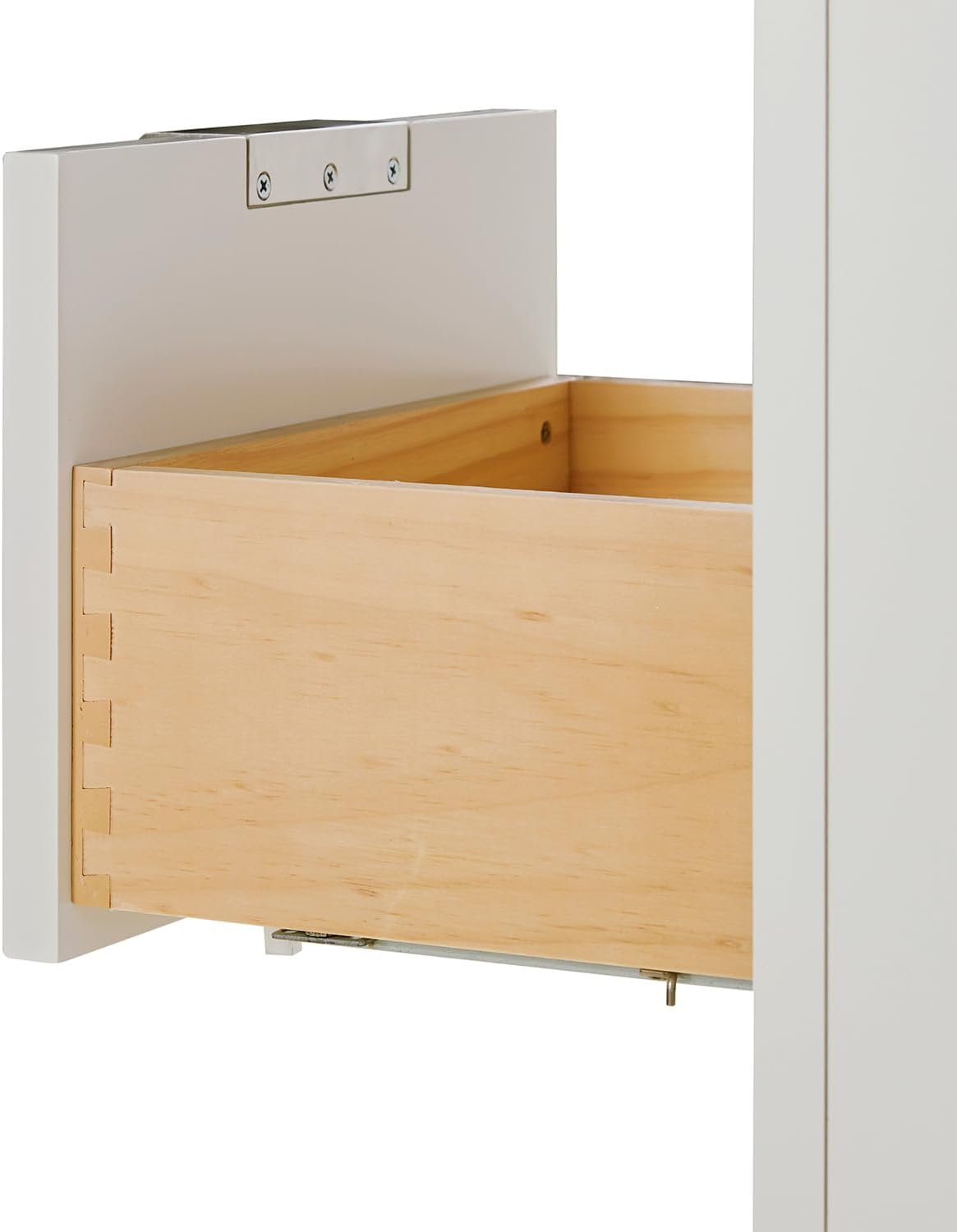 ARIEL Milan 48-inch Bathroom Vanity with Sink,Solid Wood, 1.5-inch Pure White Quartz Countertop & Backsplash, Single Rectangular Porcelain Sink, 2 Soft Closing Doors, 6 Dovetail Drawers, Warm White