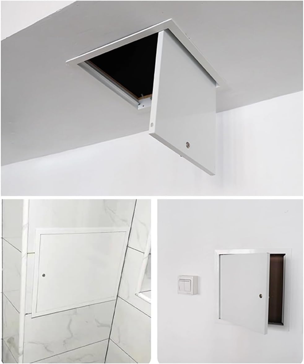Access Doors Panel, Aluminum Alloy Wall Access Door for Drywall Ceiling Access Panel, for Electrical and Plumbing Hidden Cover (Screwdriver Latch)(28x30in(700x750mm))