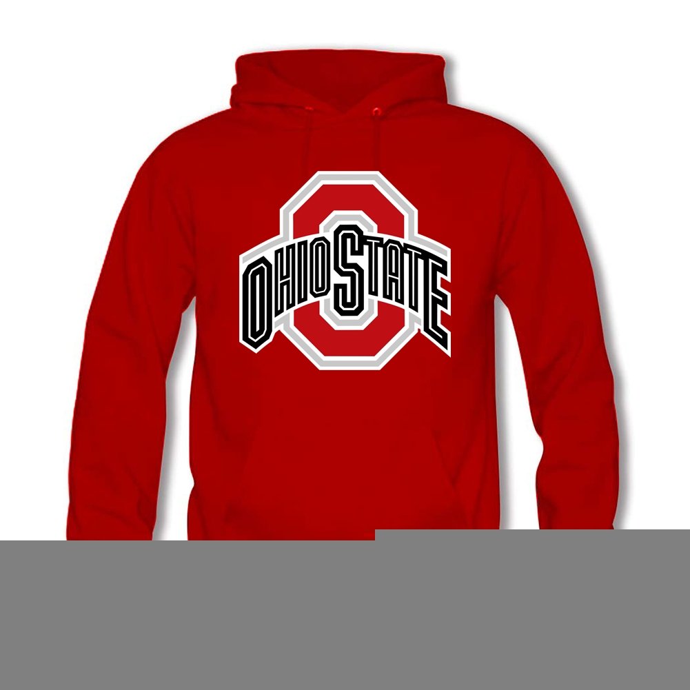 Congjun Shen Custom Men's Ohio State Buckeyes logo Sweatshirt Hoodie