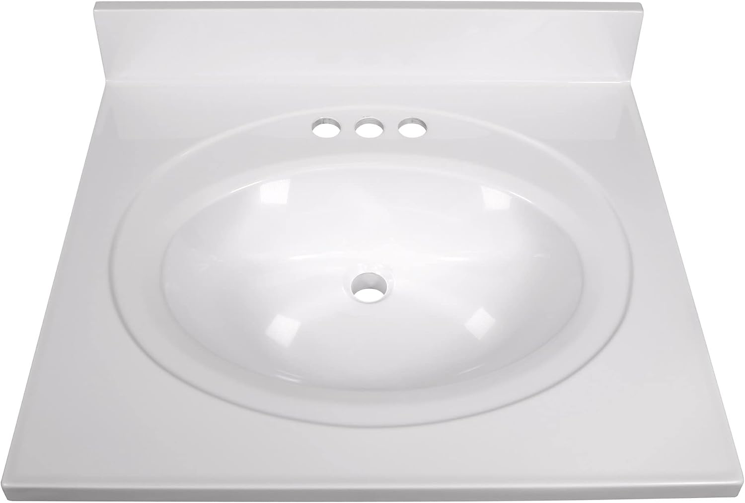 Design House Brookings 25 Inch Bathroom Vanity with Top, Ready to Assemble, Painted Sherwin Williams® Gray – Design House, 597559