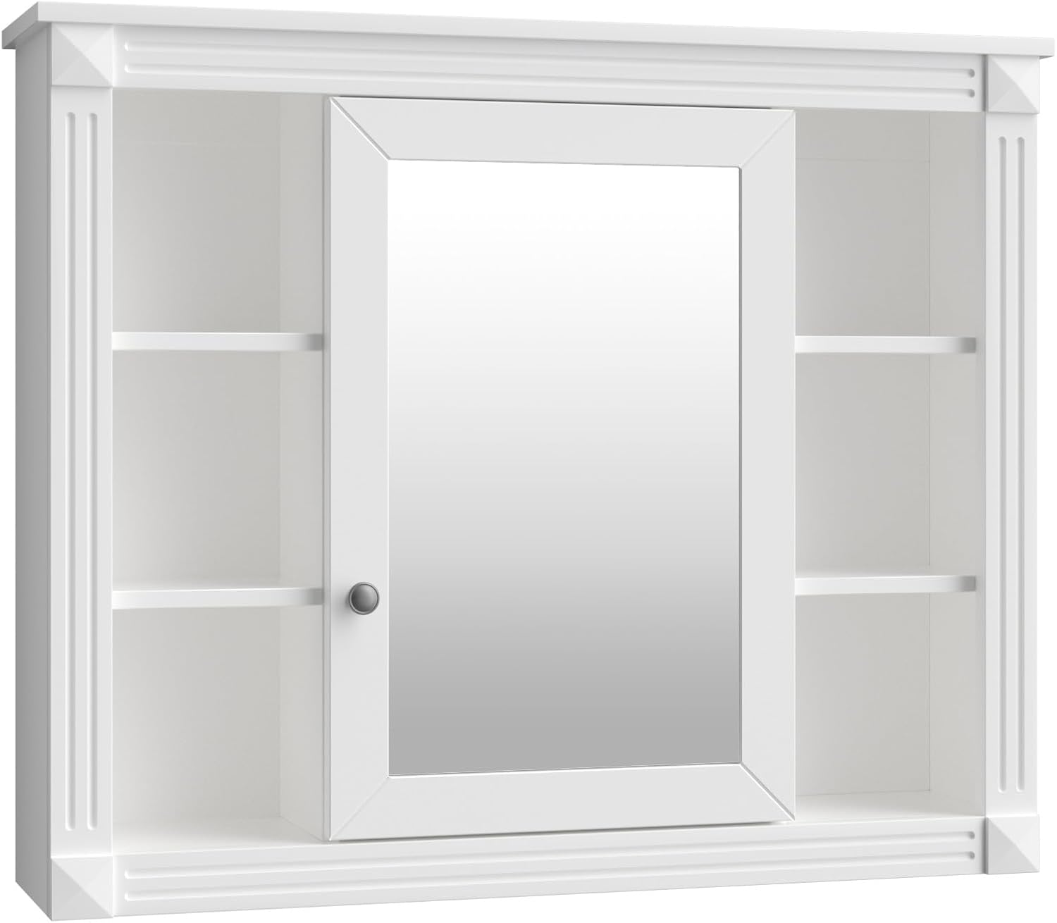 Merax Modern Mirror Cabinet - 36 Inch Wall Mounted Mirror for Small Bathrooms