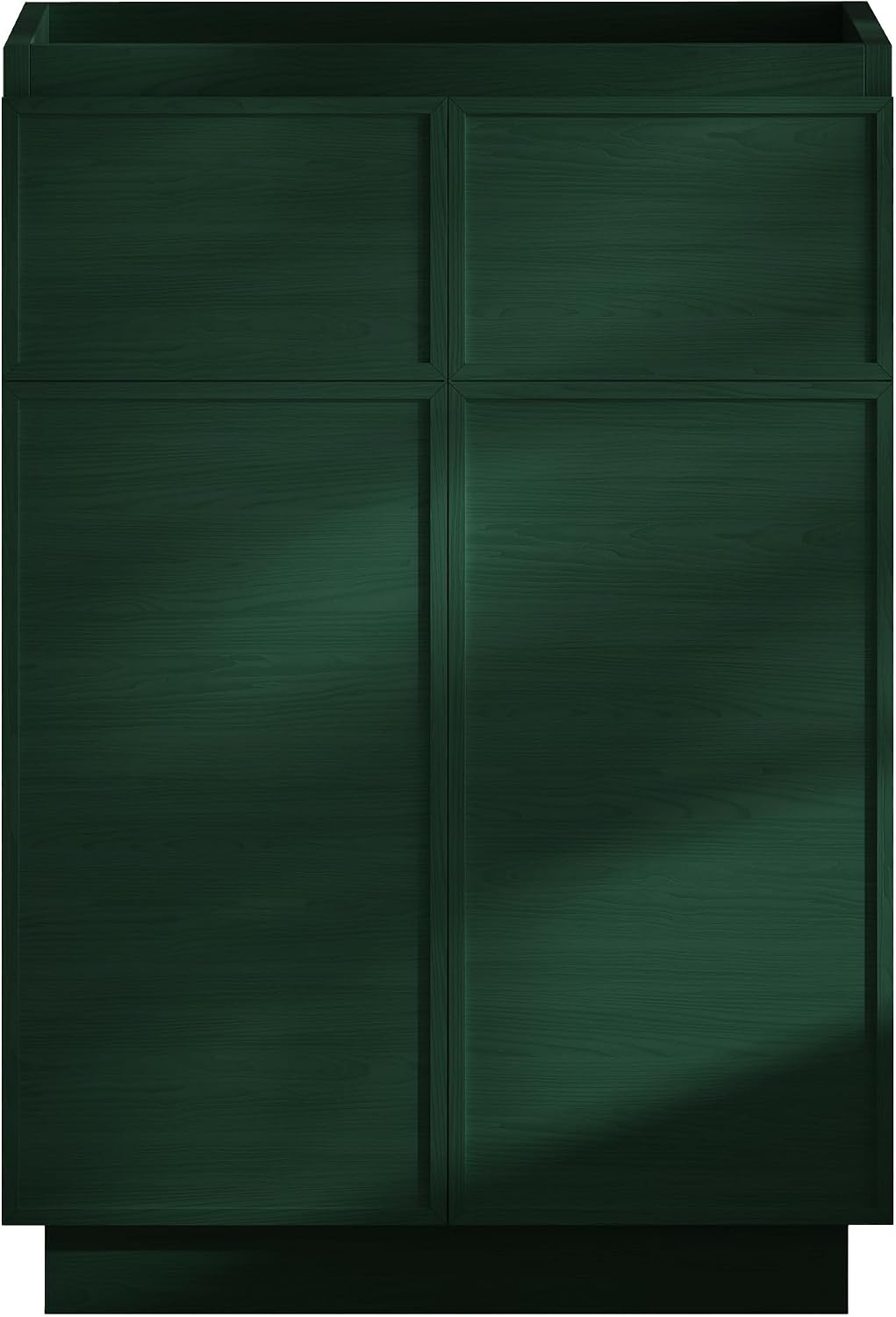 St. Tropez 24' Freestanding Bathroom Vanity Cabinet Without Top in Green Oak