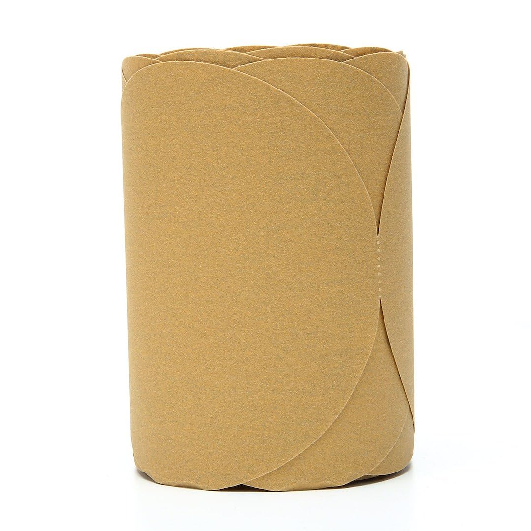 3M Stikit Gold Disc Roll 236U, 01439, 6 in, P1800 Grade, 175 Discs Per Roll, Automoitve Abrasives