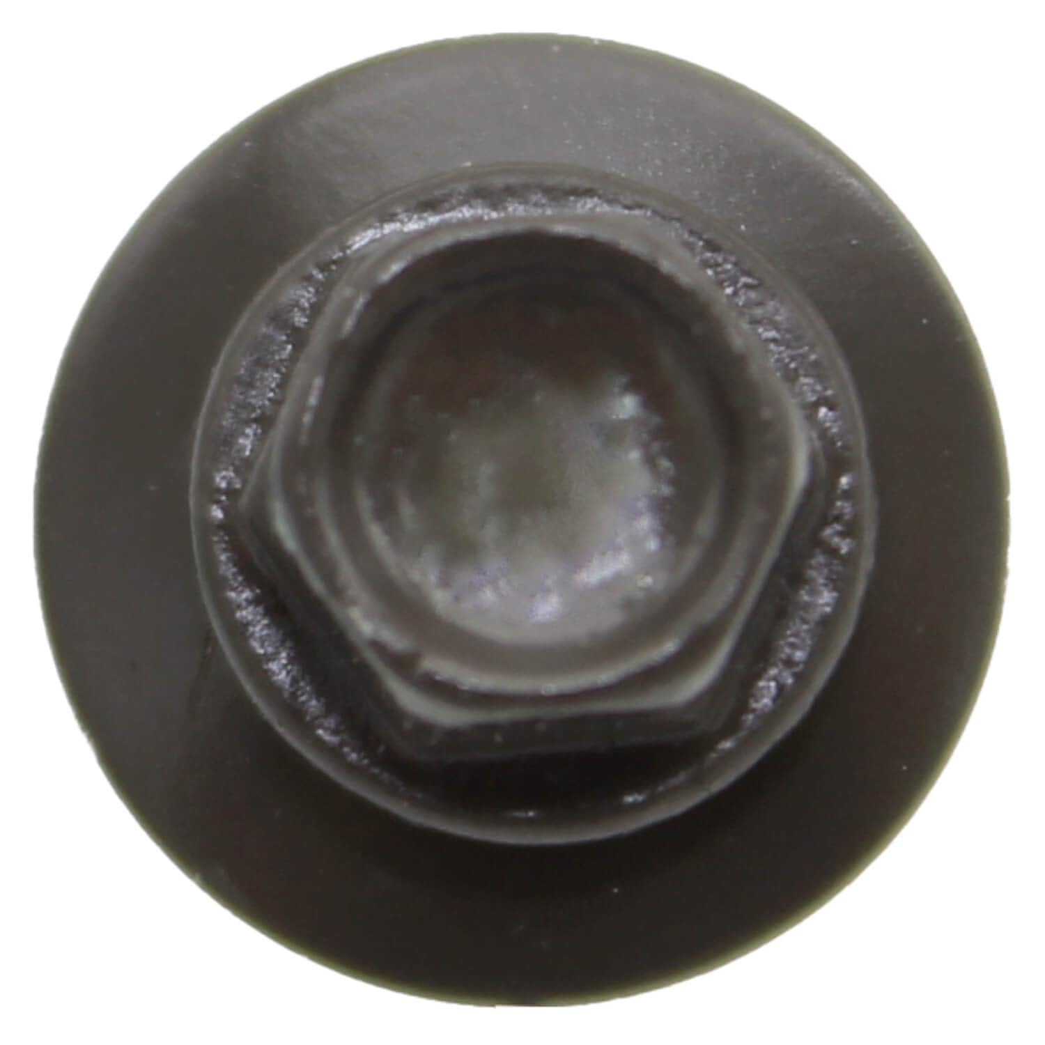 10 x 1 Antique Bronze Metal Roofing Screws - Hex Washer Head- Self-Starting/Tapping - EPDM Washer. 4 X 250 Bags - 1,000 Screws