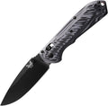 Benchmade - Freek Outdoor EDC Knife, Drop-Point Blade with Gray/Black G10 Handle (560BK-1)
