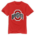 Tavil Ohio State Buckeyes Casual T Shirts For Man Red Size M