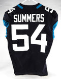 2022 Jacksonville Jaguars Ty Summers #54 Game Issued Jersey 42 695 - Unsigned NFL Game Used Jerseys