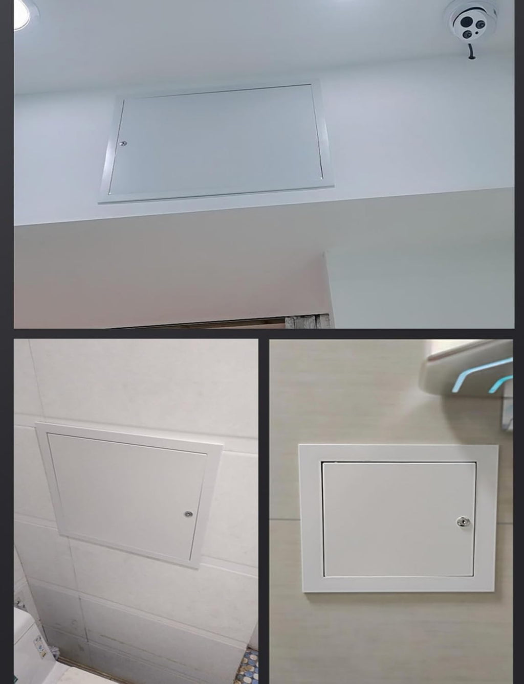 Access Doors Panel Metal Access Door for Drywall Access Panel for Wall and Ceiling Electrical and Plumbing (Screwdriver Latch)(21.5X21.5in/55X55CM)