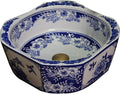 Vessel Sink Hotel Art Sink for Outdoor Bistro - Vanity Sink Tops Corridor Unique Chinese Laundry Basin Traditional Bathroom Washbasin,B-42 * 16cm