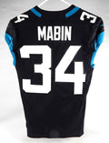 2020 Jacksonville Jaguars Greg Mabin #34 Game Issued Jersey 38 505 - Unsigned NFL Game Used Jerseys