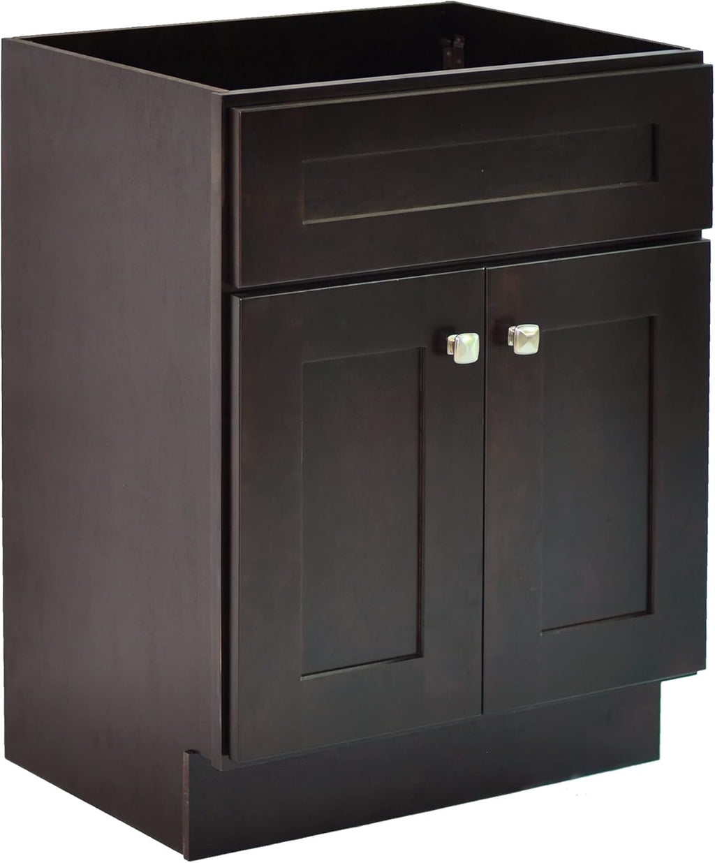Design House Brookings 30 Inch Bathroom Vanity, Solid Wood, Ready to Assemble, Brown, 586982