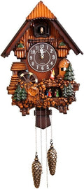 Hand-Carved Cuckoo Clock Creative Fashion Cuckoo Children's Clock Simple Living Room Clock