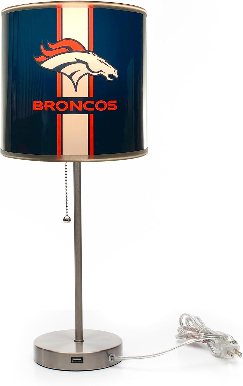 Imperial Denver Broncos Chrome Desk Lamp