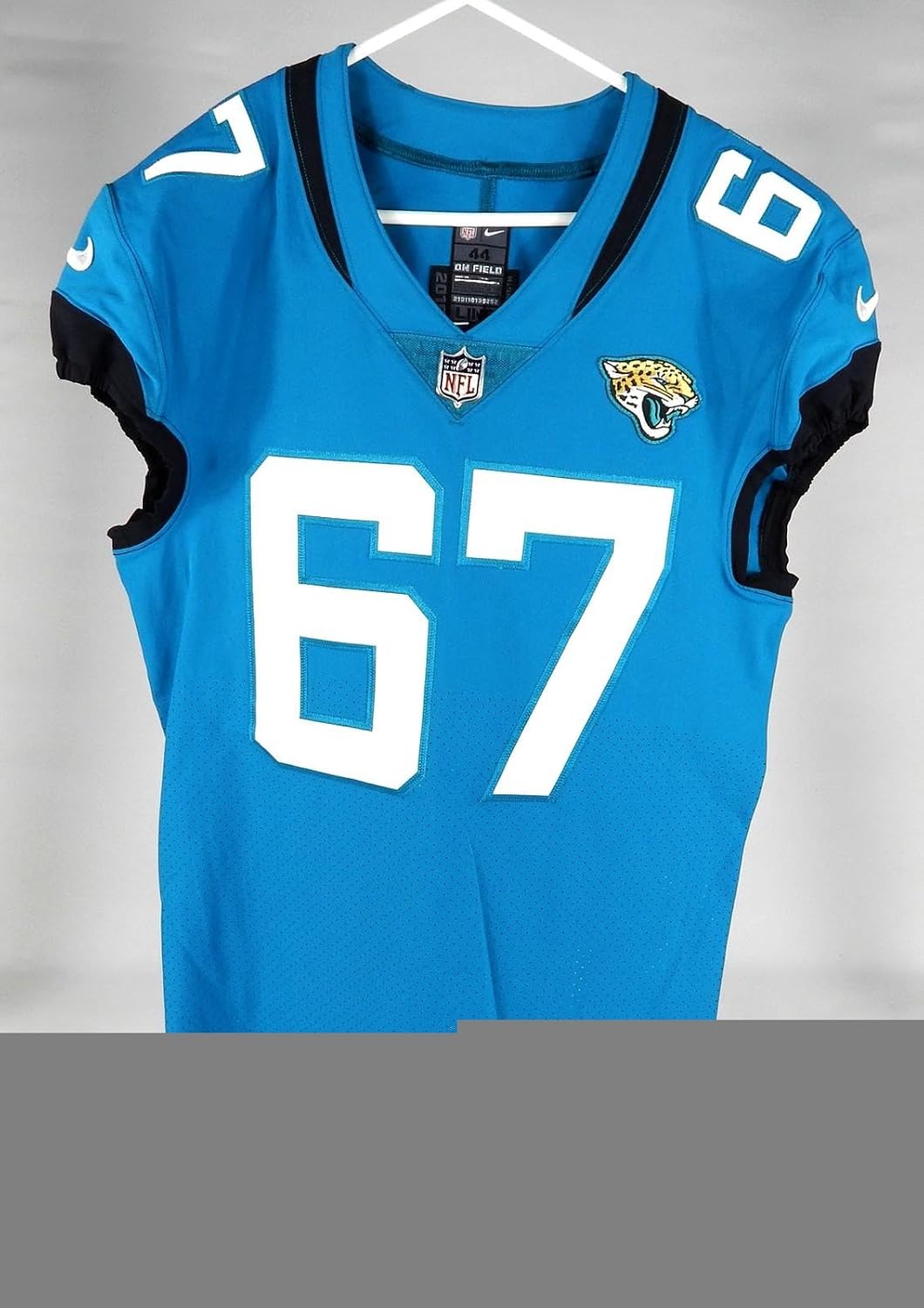 2019 Jacksonville Jaguars #67 Game Issued Jersey Nameplate Removed 44 993 - Unsigned NFL Game Used Jerseys