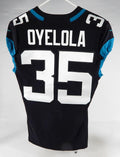 2019 Jacksonville Jaguars Ayo Oyelola #35 Game Issued Jersey 38 532 - Unsigned NFL Game Used Jerseys