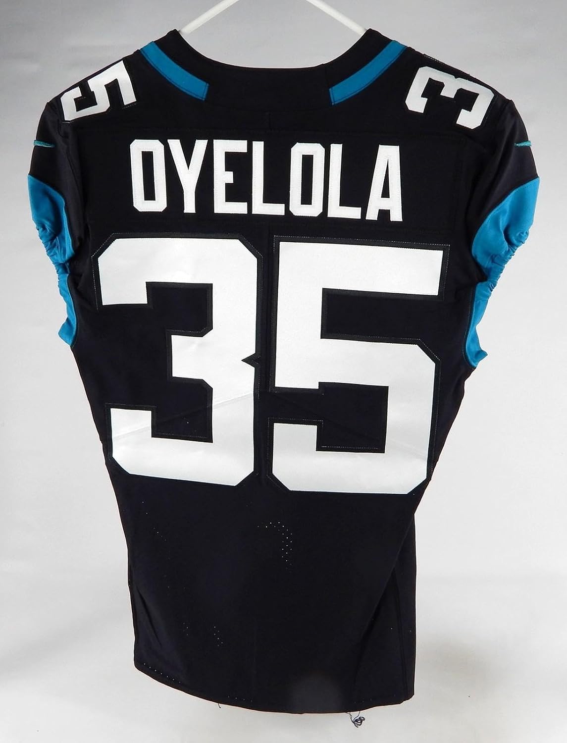 2019 Jacksonville Jaguars Ayo Oyelola #35 Game Issued Jersey 38 532 - Unsigned NFL Game Used Jerseys