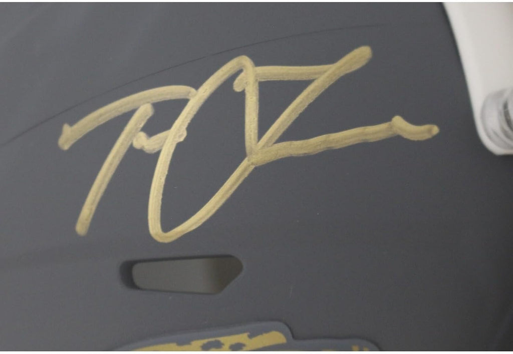 Trevor Lawrence Autographed Jacksonville Jaguars Slate Mini Helmet FAN 48000 - Autographed NFL Mini Helmets