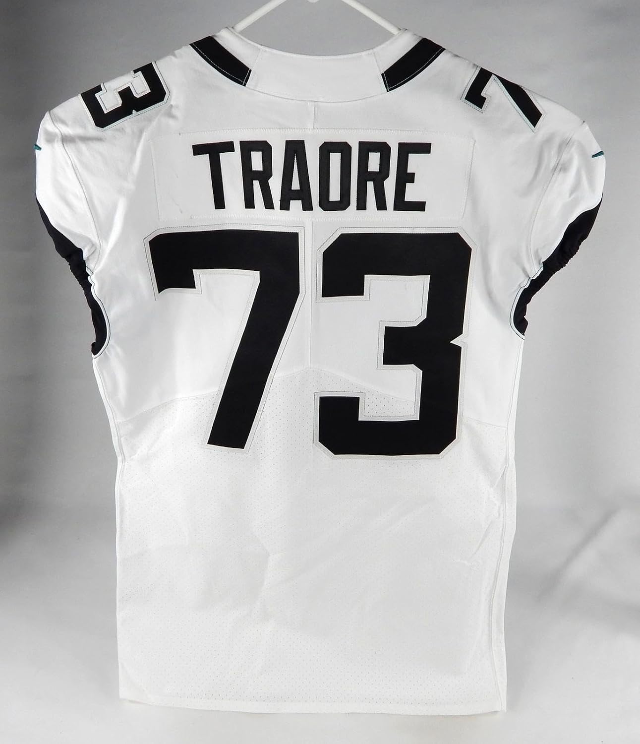 2022 Jacksonville Jaguars Badara Traore #73 Game Issued Jersey 48 DP74783 - Unsigned NFL Game Used Jerseys