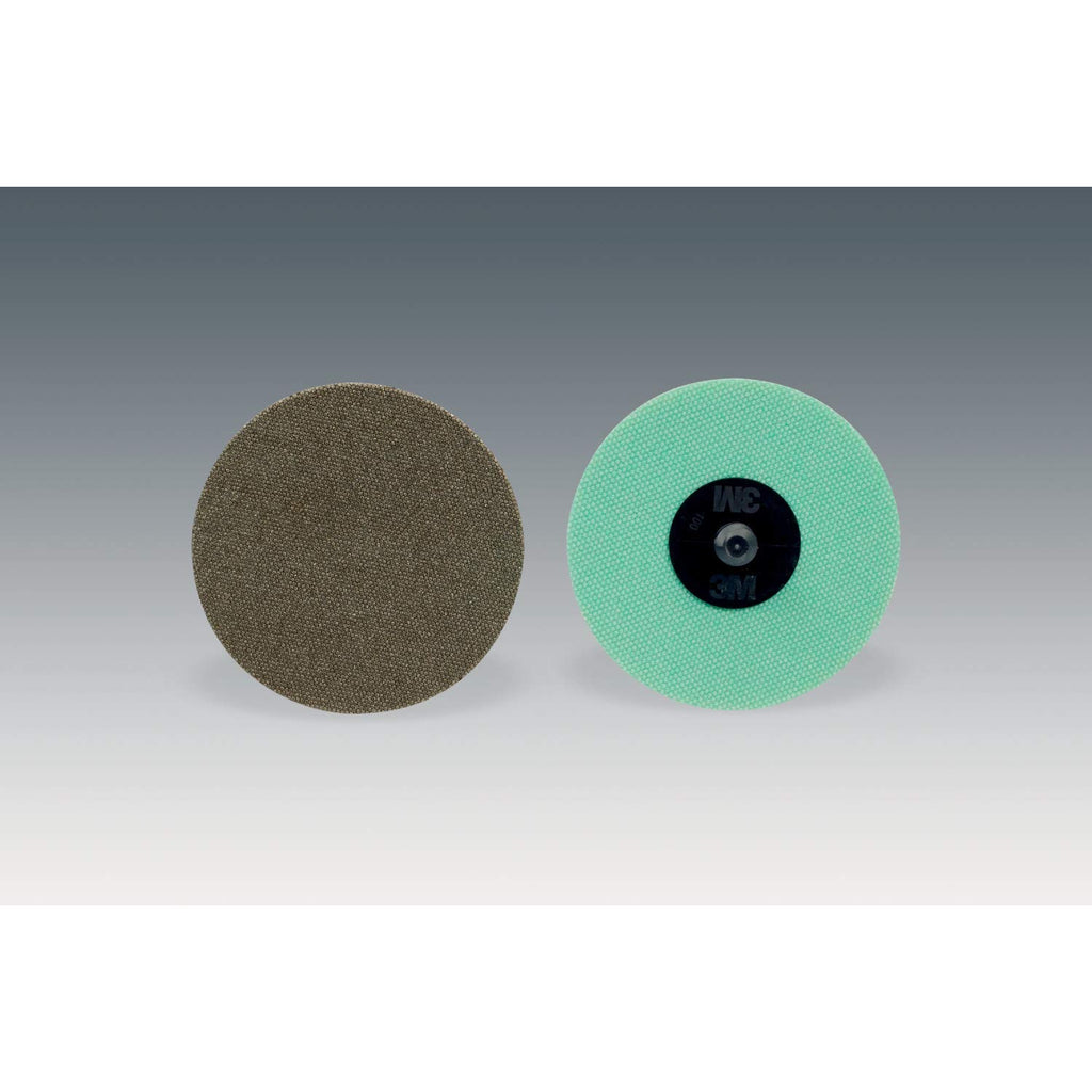 3M Roloc Flexible Diamond Disc 6234J, TR Attachment, 3' Diameter, M125 Grit, Black (Pack of 5)