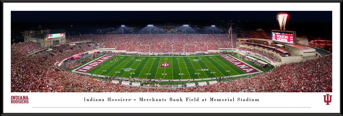 Indiana Hoosiers Football - Framed Print by Blakeway Panoramas