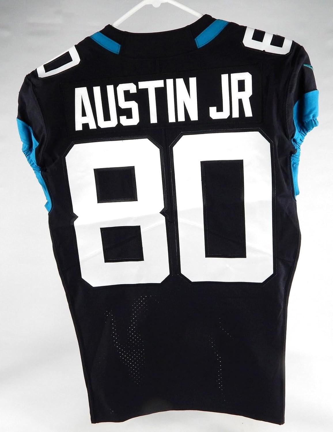 2021 Jacksonville Jaguars Kevin Austin JR #80 Game Issued Jersey 40 28 - Unsigned NFL Game Used Jerseys