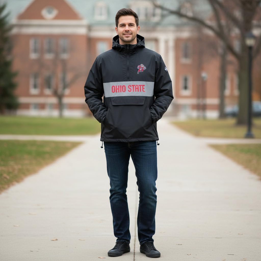 Franchise Club Mens College Alpha Anorak Jacket