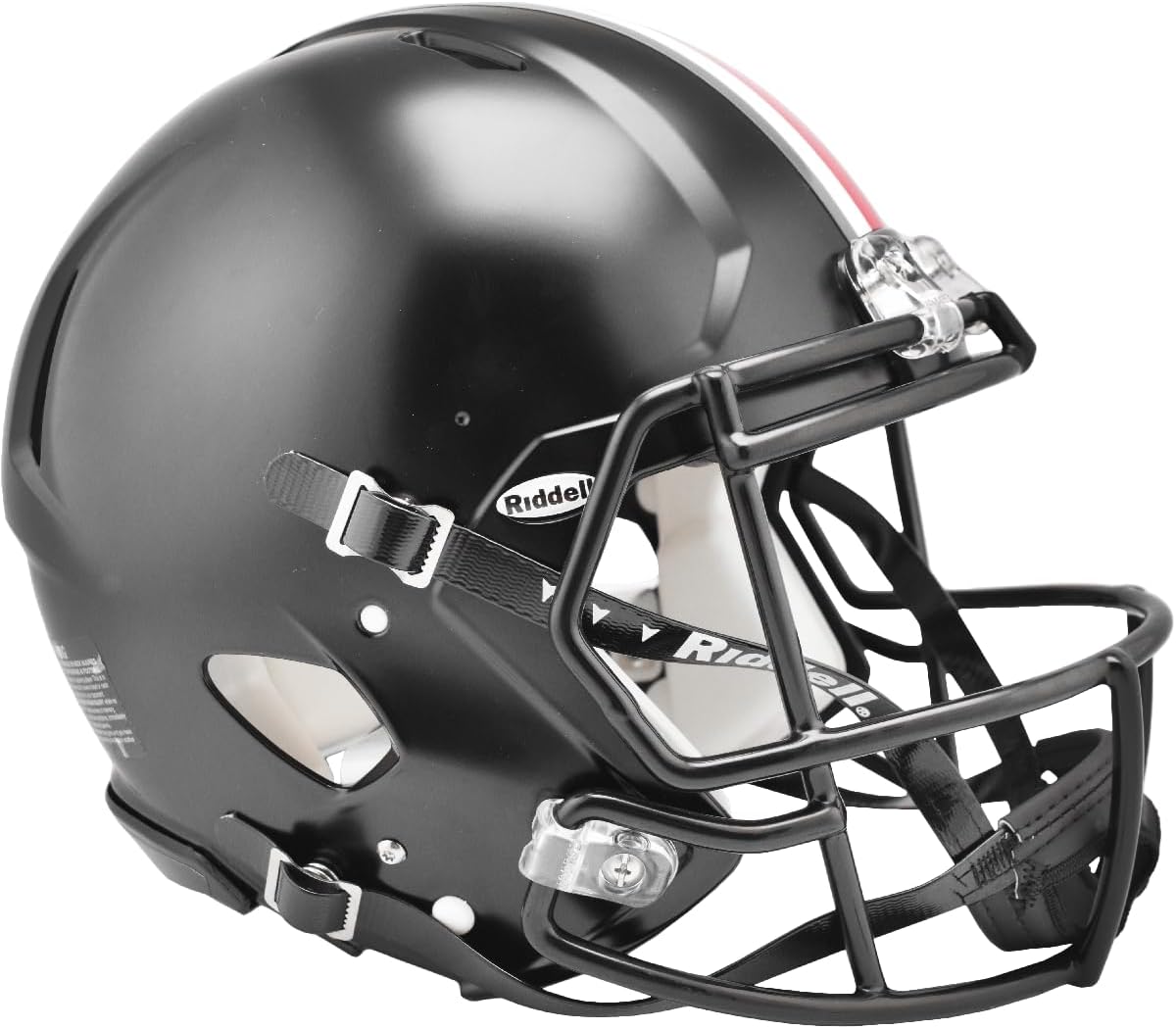 Riddell Ohio State Buckeyes NCAA Revolution Speed Football Helmet (Matte Black)