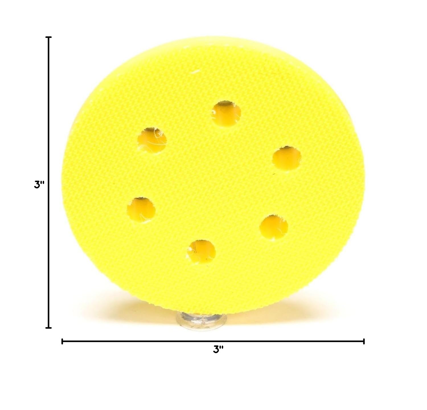 3M (20428) Clean Sanding Soft Disc Pad 20428, 3 in x 3/4 in x 1/4-20 External 6 Holes