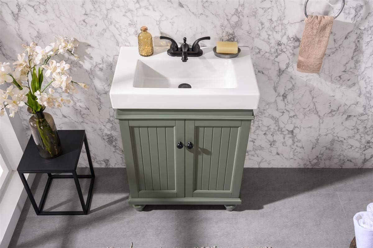 Legion Furniture 24-inch Pewter Green Sink Vanity