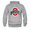 Congjun Shen Custom Men's Ohio State Buckeyes logo Sweatshirt Hoodie M Grey