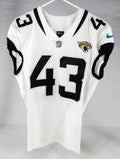 2020 Jacksonville Jaguars #43 Game Issued Jersey NP Rem 42 DP74901 - Unsigned NFL Game Used Jerseys