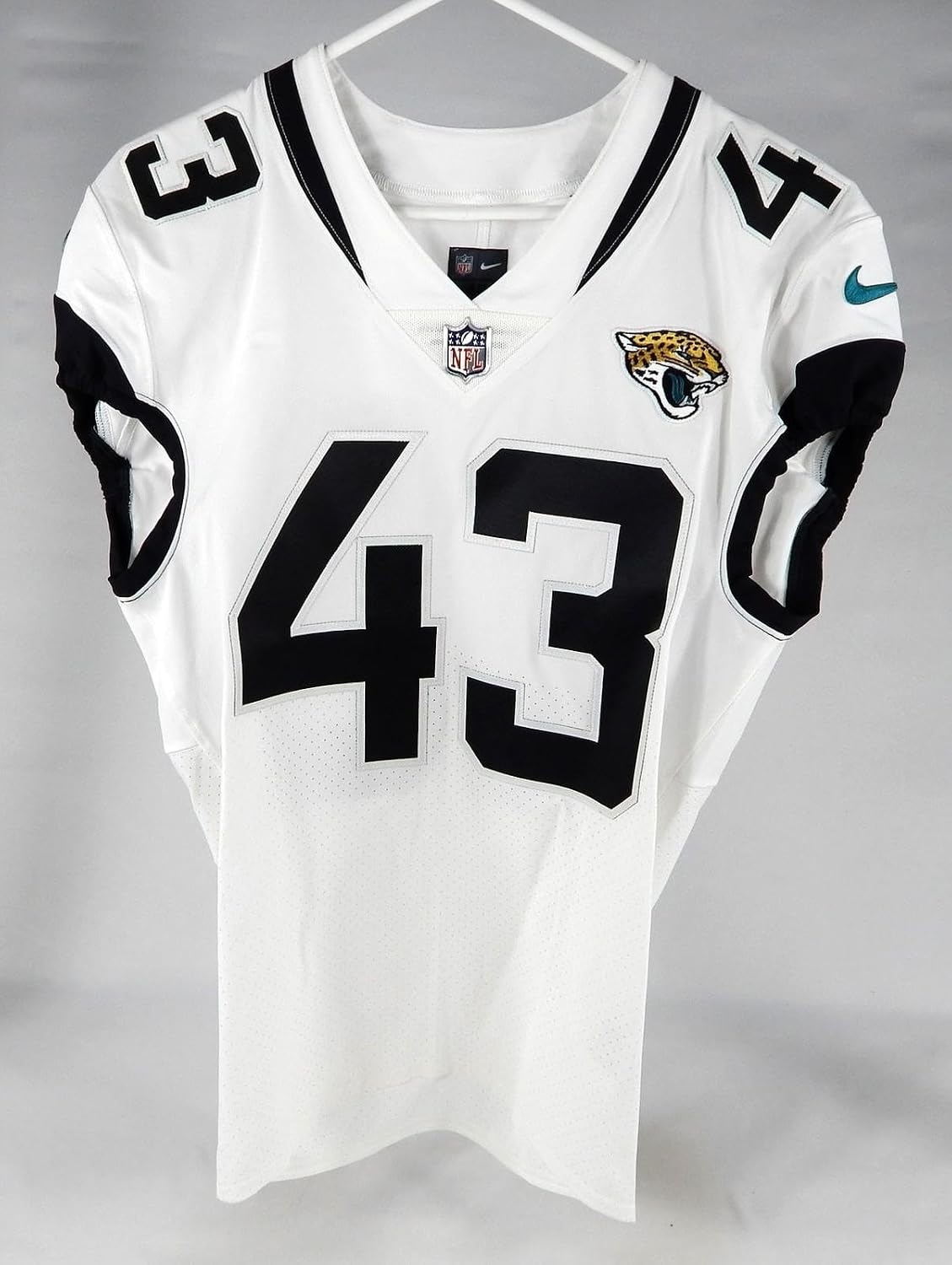 2020 Jacksonville Jaguars #43 Game Issued Jersey NP Rem 42 DP74901 - Unsigned NFL Game Used Jerseys