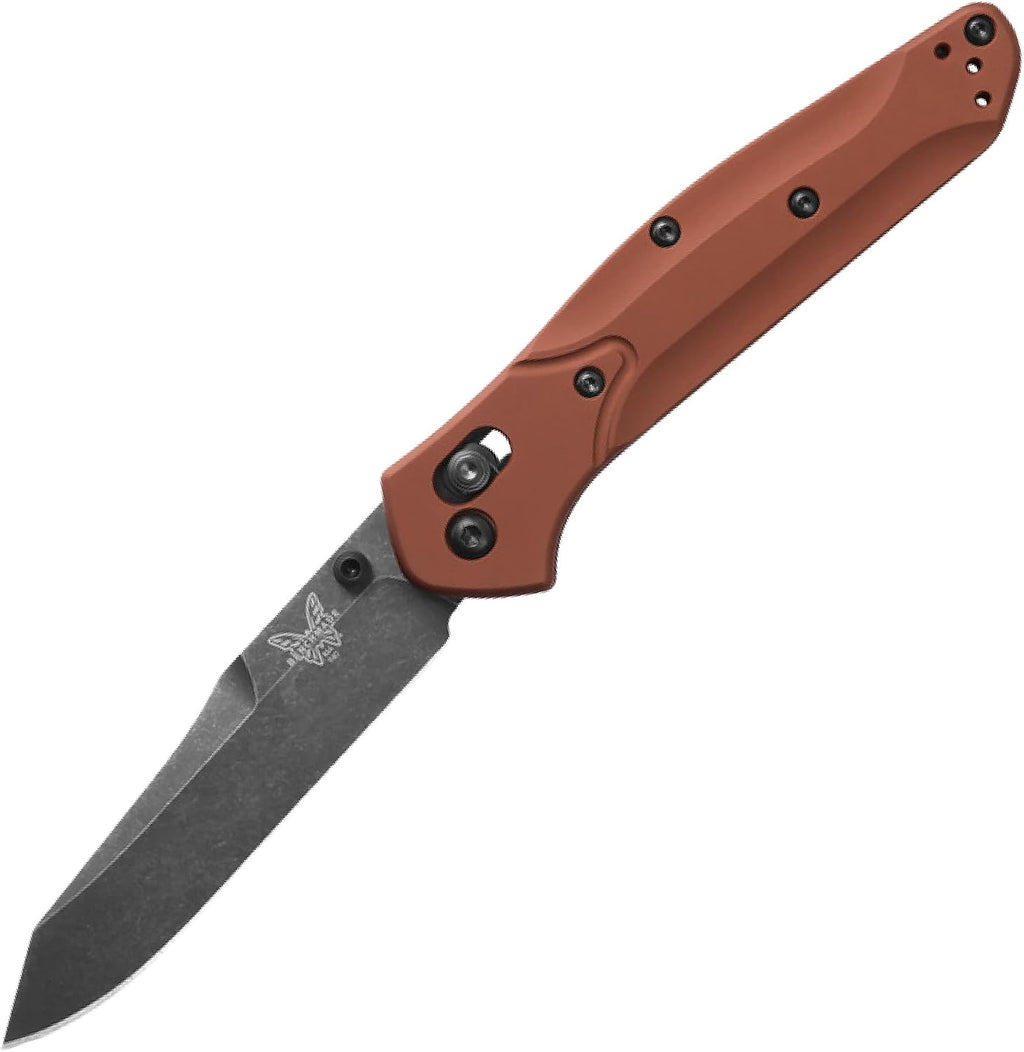 Benchmade - Osborne, Every Day, Outdoor, Folding Knife, Reverse Tanto Blade with Burnt Copper Aluminum Handle (940BK-03)