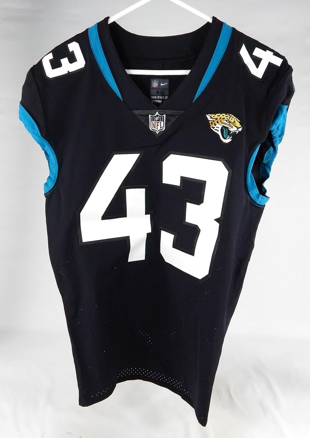 2020 Jacksonville Jaguars #43 Game Issued Jersey NP R 42 DP74997 - Unsigned NFL Game Used Jerseys