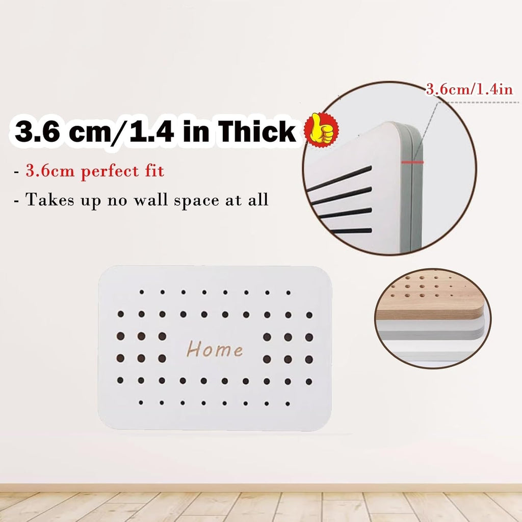 Simple Circuit Breaker Box Cover Decorative, Electrical Panel Cover Decorative Wall With Screws Ideal For Home, Free Punching Fuse Box Cover Hide Paintings Faceplate, 45 56 48 Cm Long ( Color : ligjt