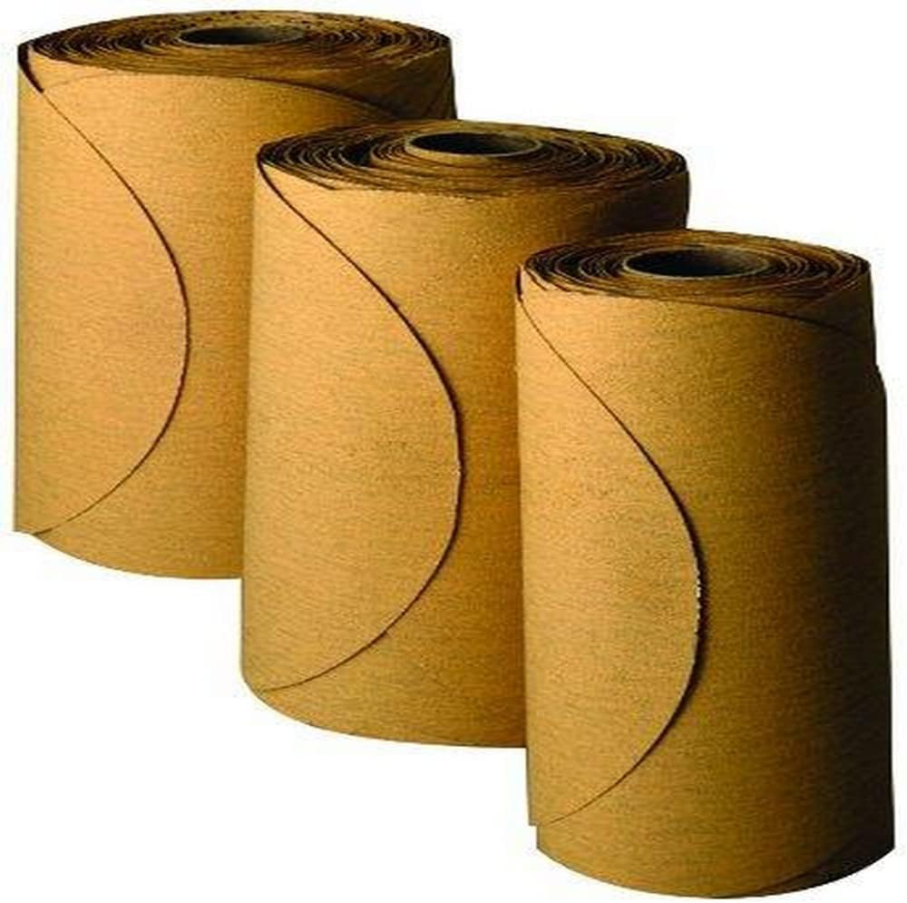 3M 01331 Stikit Gold 6' P120 Grit Film Disc Roll (Pack of 6)