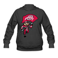 POOZ Women's Ohio State Buckeyes Football Sweatshirt Black Size XXL