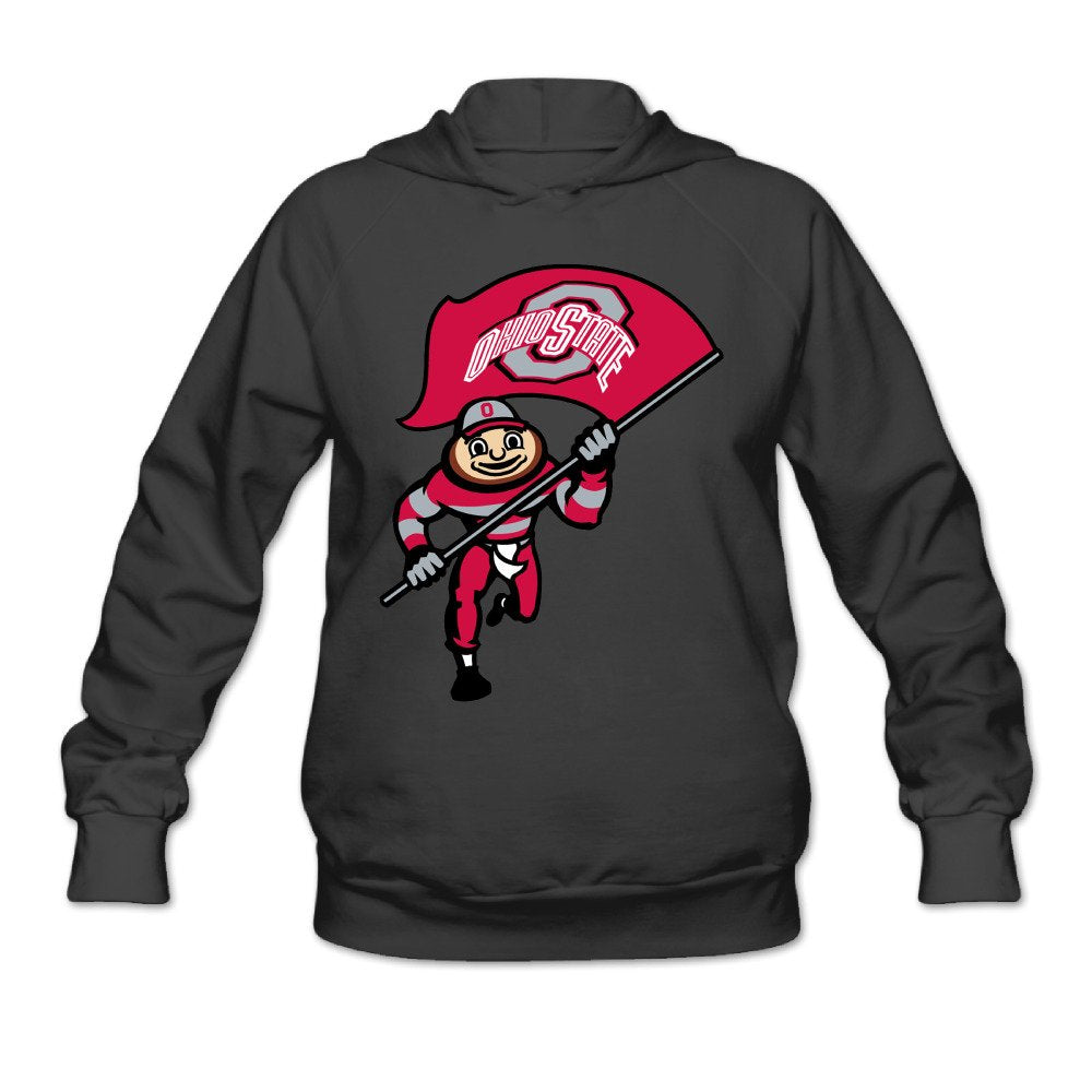 POOZ Women's Ohio State Buckeyes Football Sweatshirt Black Size XXL